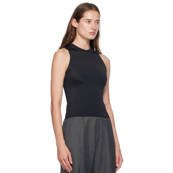 Marie Adam-Leenaerdt Black 'Swim' Tank Top Stretch - 36 S/XS - BNWT - $220 - Picture 2 of 4